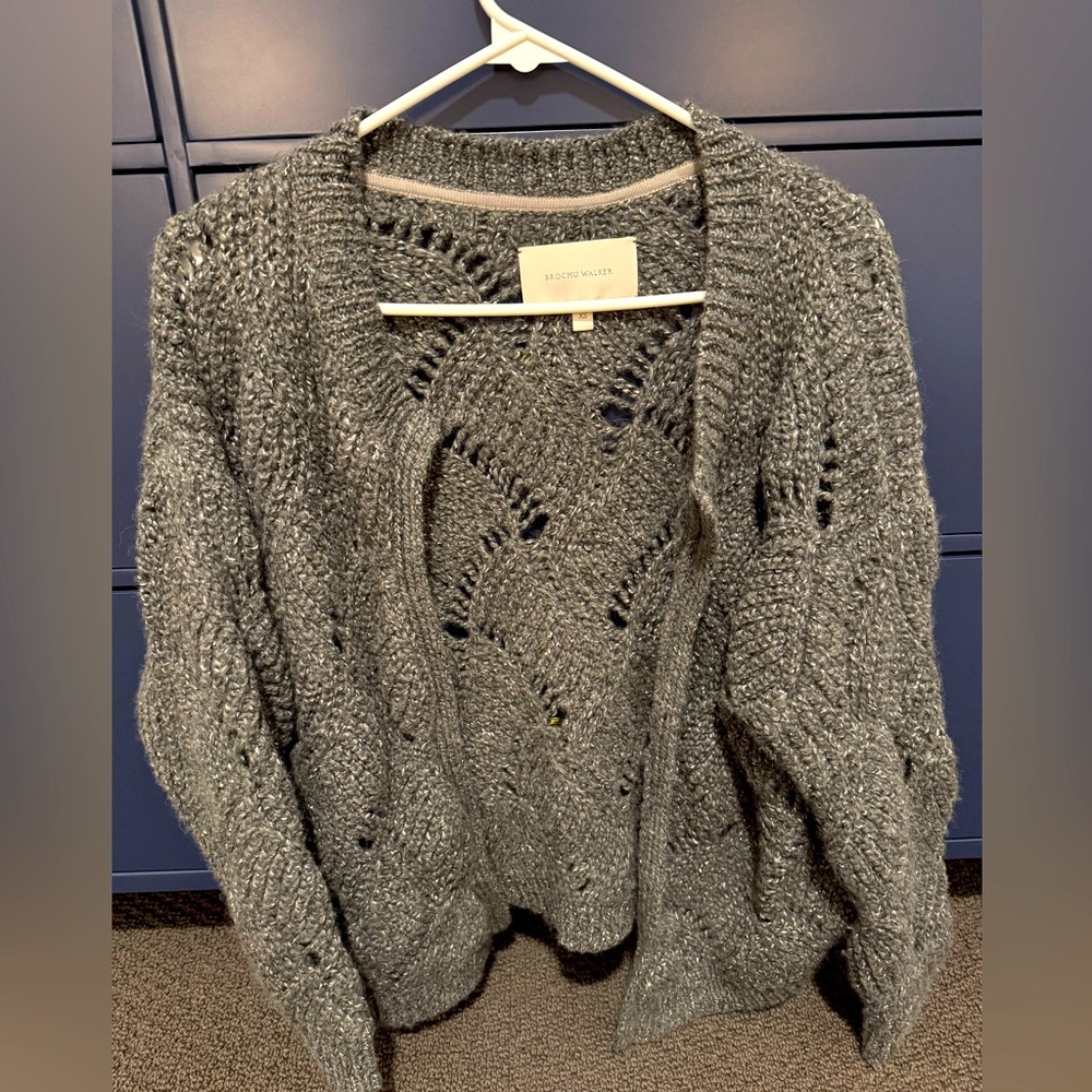 Brochu Walker Shimmer Knit Cardigan - NWOT!